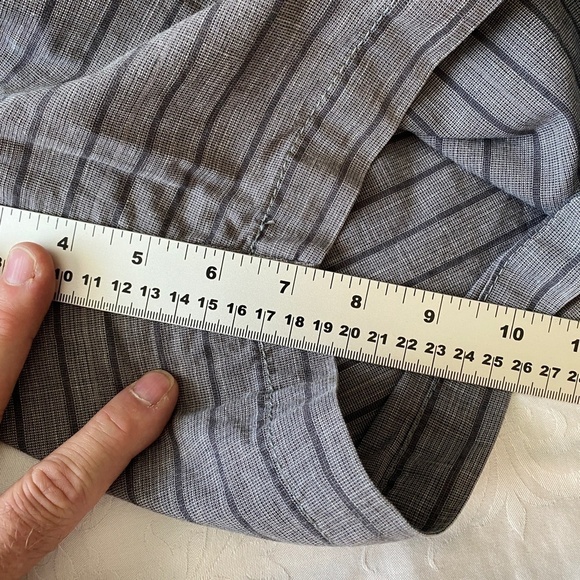 Billabong Men's Gray Striped Chino Casual‎ Walking Beach Shorts Cotton Size 36 - Picture 14 of 16